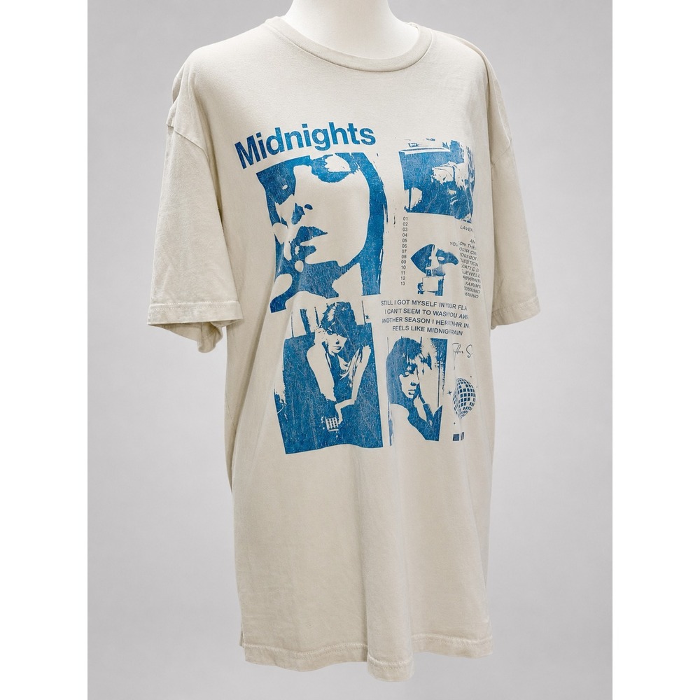 Taylor Swift Midnights Tee Womens Size XL Next Level Apparel 100% Cotton